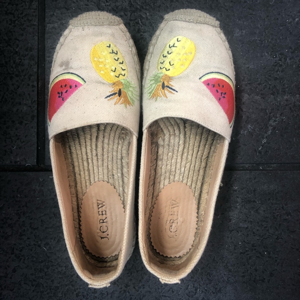 J Crew espadrille flats